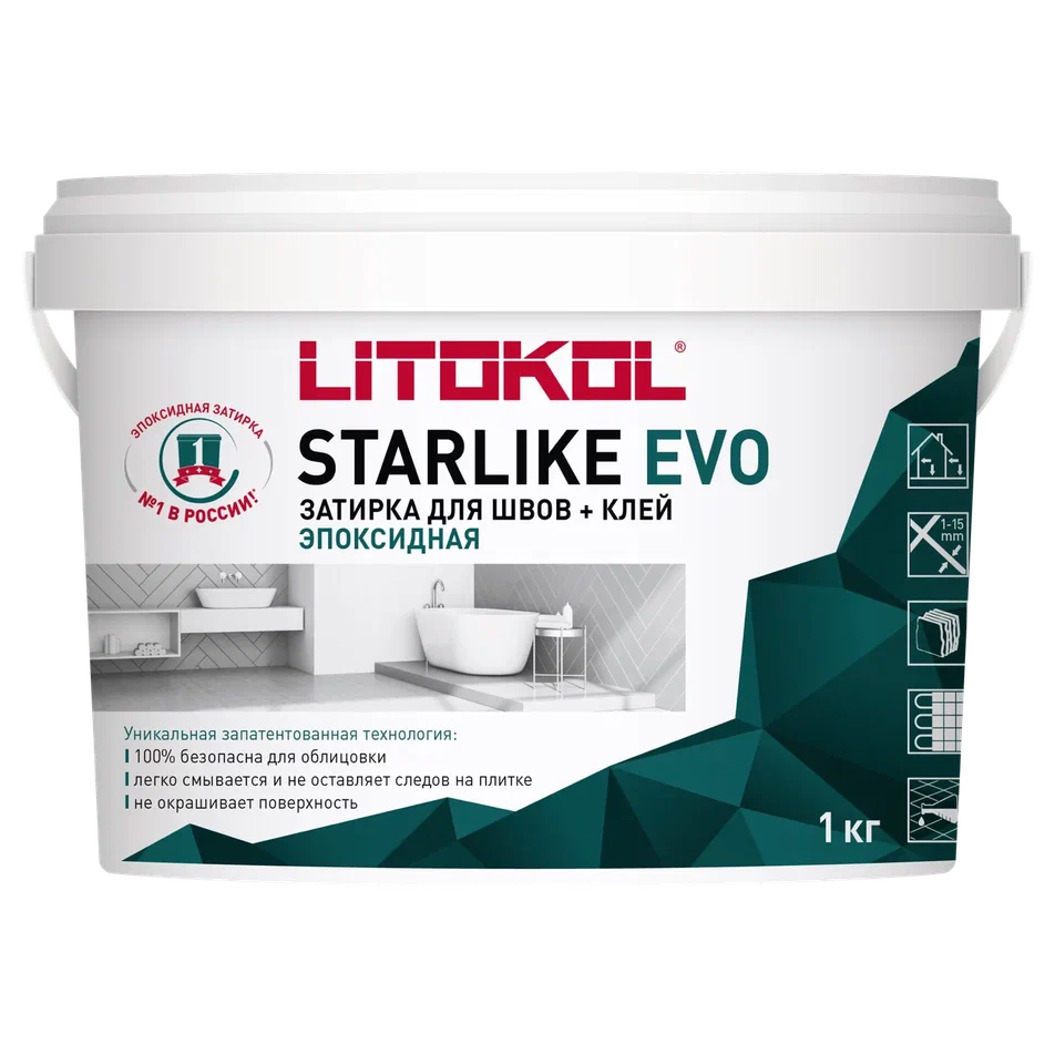 Купить STARLIKE EVO S.700 CRYSTAL затир.смесь (1kg bucket) в Москве