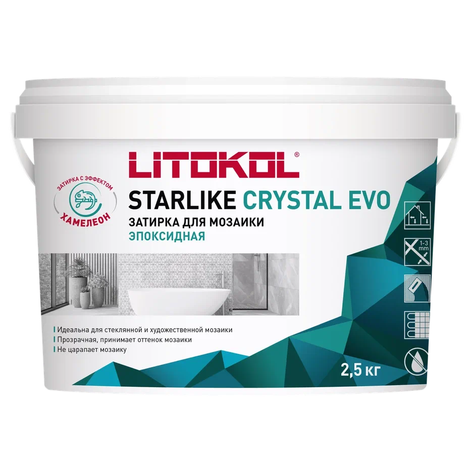 Купить STARLIKE EVO S.700 CRYSTAL затир.смесь (2,5 kg bucket) в Москве