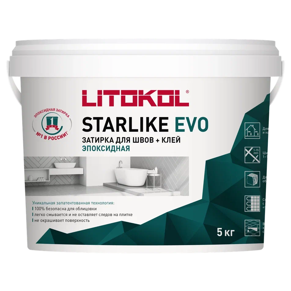 Купить STARLIKE EVO S.830 ROSA KYOTO затир.смесь (5kg bucket) в Москве