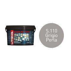Купить STARLIKE EVO S.110 GRIGIO PERLA затир.смесь (1kg bucket) в Москве #2