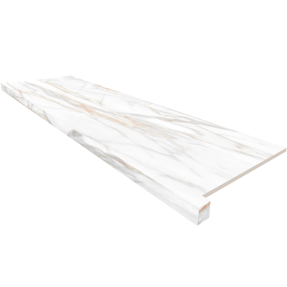 Купить Подоконник фронтальный SM02 33х120 непол. с боковыми выступами в Нижнем Новгороде-1