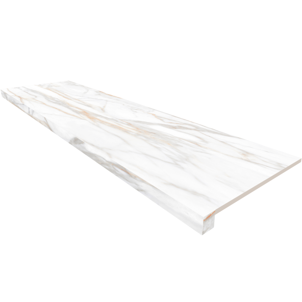 Купить Подоконник угловой SM02 33х120 непол. без бокового выступа (правый) в Новосибирске-1