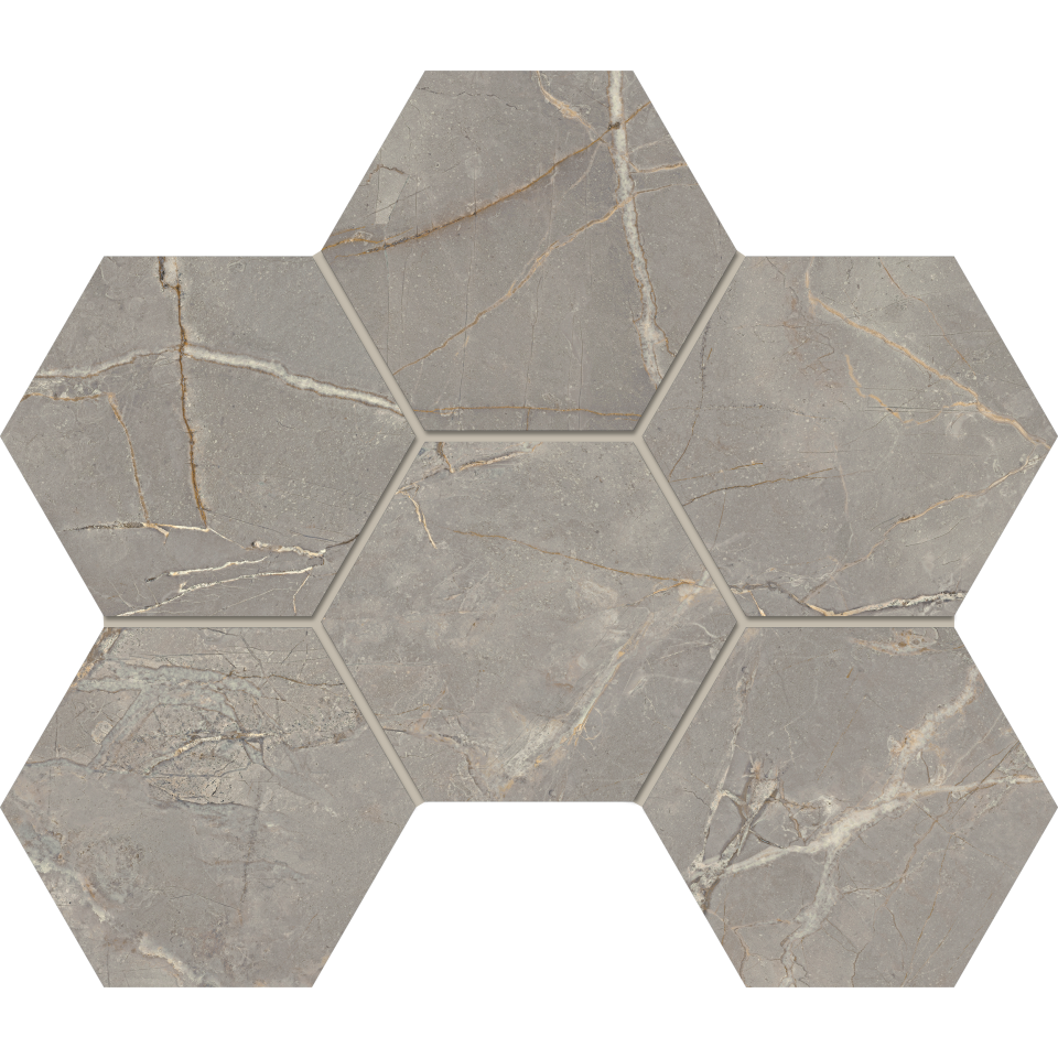 Купить Мозаика BR03 Гексагон 25x28,5 полир. в Москве