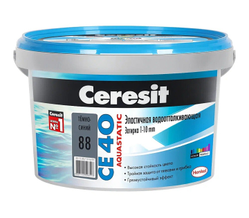 Купить CE 40/2 Затирка аквастатик (т-синий 88) в Новосибирске-1