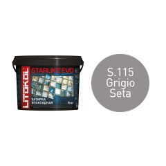 Купить STARLIKE EVO S.115 GRIGIO SETA затир.смесь (5kg bucket) в Москве #2