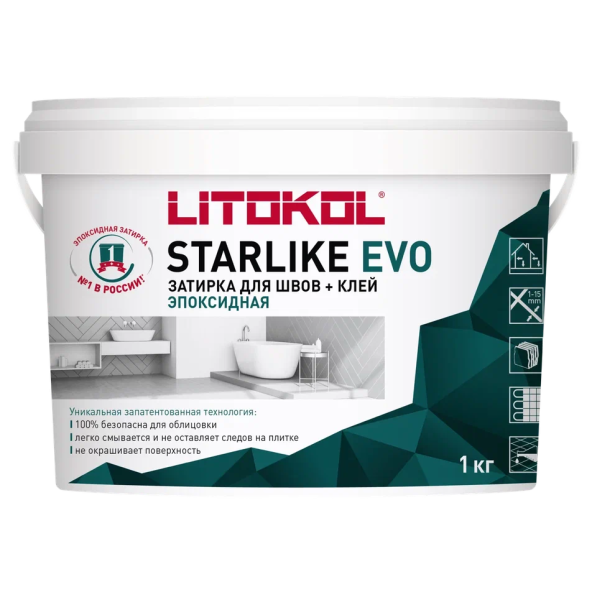 Купить STARLIKE EVO S.820 AZZURRO TAORMINA затир.смесь (1kg bucket) в Нижнем Новгороде-1