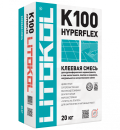 Купить HYPERFLEX K100 белый-клеевая смесь 20kg bag в Москве #2