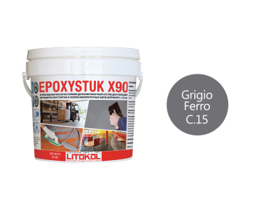 Купить EPOXYSTUK X90 C.15 GRIGIO FERRO 10kg bucket в Новосибирске-2