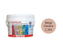 Купить LITOCHROM Starlike C.354 СOLORCRYSTAL BeigeHavana 2,5kg bucket в Москве