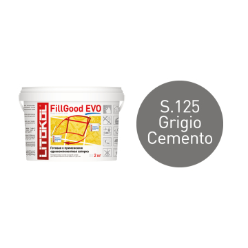 FillGood EVO F.125 GRIGIO CEMENTO готовая к применению полиуретановая  2,0kg bucket