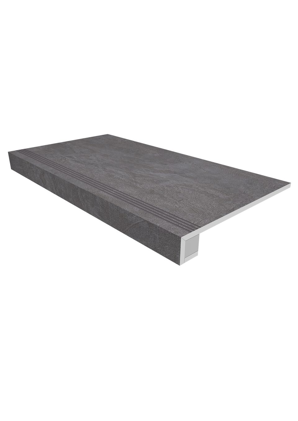 Купить Комплект (Ступень SR06 (33x120) непол. (прямоугол. бортик) с насечками + Подступенок (14,5x120)) в Москве