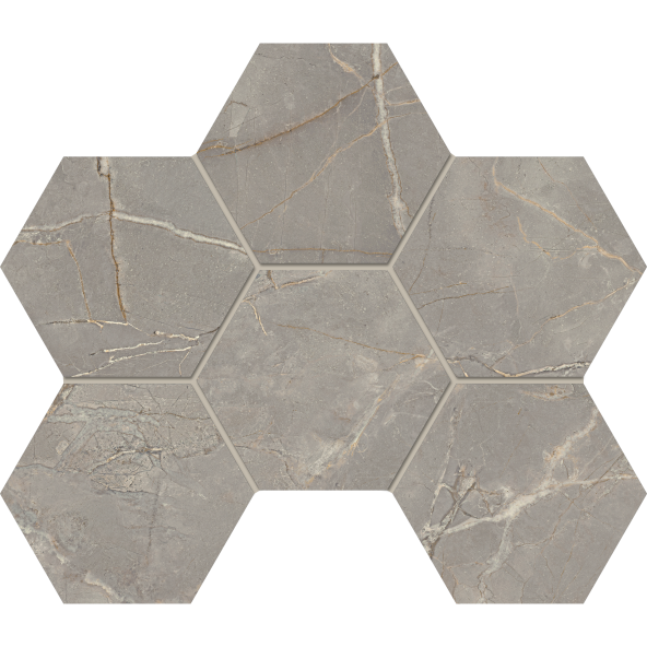 Купить Мозаика BR03 Hexagon 25x28,5 непол. в Москве-1