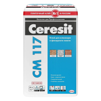 Ceresit CM117/25кг Плиточный клей керамогранита и клинкера, РФ