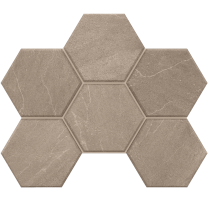 Мозаика GB02 Hexagon 25x28,5 непол.