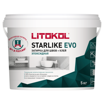 STARLIKE EVO S.100 BIANCO ASSOLUTO затир.смесь (5kg bucket)