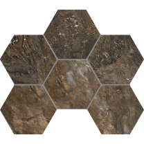 Мозаика BR04 Hexagon 25x28,5 полир.