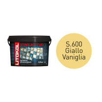 STARLIKE EVO S.600 GIALLO VANIGLIA затир.смесь (2,5kg bucket)