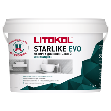 Купить STARLIKE EVO S.100 BIANCO ASSOLUTO затир.смесь (1kg bucket) в Нижнем Новгороде-1
