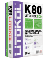 LitoFlex К80 ECO- беспылевая клеевая смесь 25kg bag