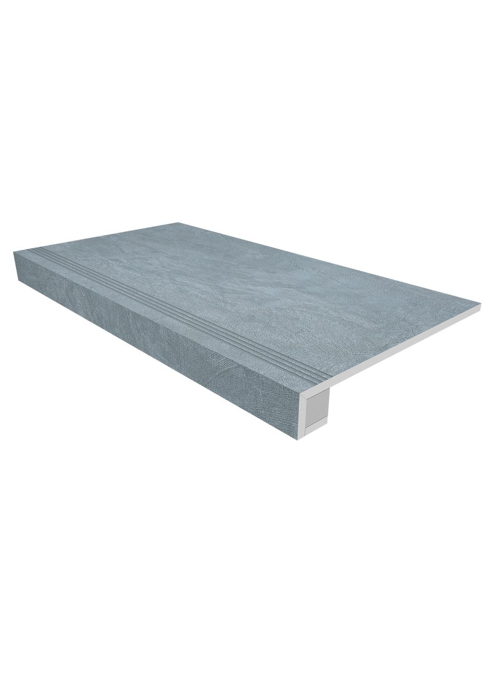 Купить Комплект (Ступень SR02 (33x120) непол. (прямоугол. бортик) с насечками + Подступенок (14,5x120)) в Москве