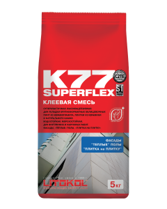 Купить SUPERFLEX K77 серый-клеевая смесь 5kg bag в Москве #2