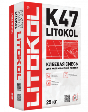 Купить LitoKol K47 серый-клеевая смесь 25kg bag в Новосибирске-2