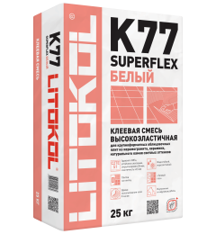 Купить SuperFlex K77 белый-клеевая смесь 25kg bag в Москве #2
