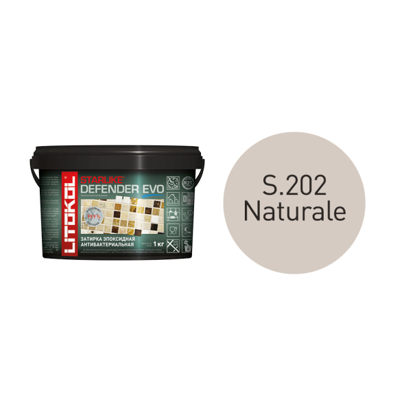 Купить STARLIKE Defender EVO S.202 NATURALE антибакт.затир.смесь 2kg bucket в Москве-2
