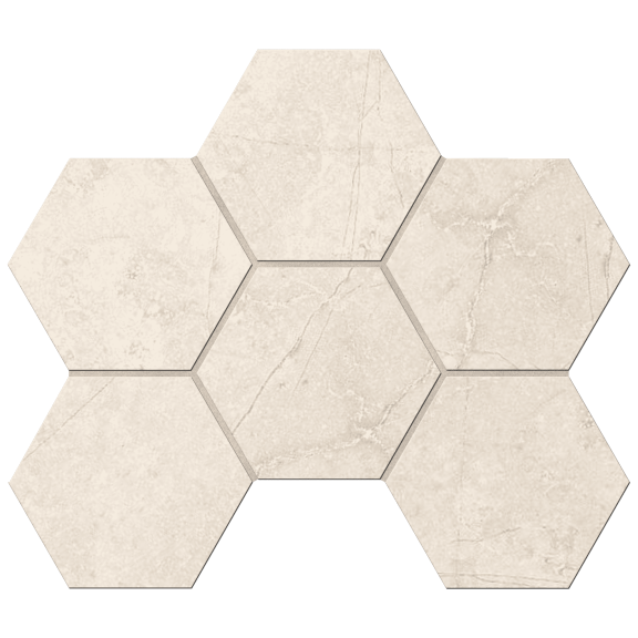 Мозаика MA02 Hexagon 25x28,5 непол.(10 мм)
