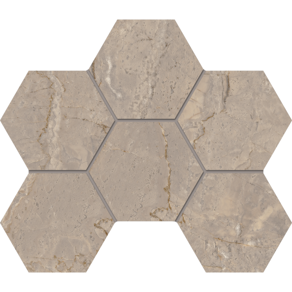 Купить Мозаика BR02 Hexagon 25x28,5 полир. в Москве-1