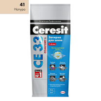 Ceresit CE33/2кг Затирка для швов 1-6 мм внутри и снаружи Натура 41, РФ