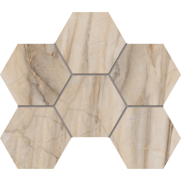 Купить Мозаика BR01 Гексагон 25x28,5x9 полир. в Москве