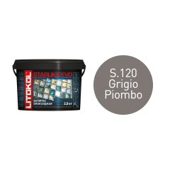 Купить STARLIKE EVO S.120 GRIGIO PIOMBO затир.смесь (2,5kg bucket) в Москве #2