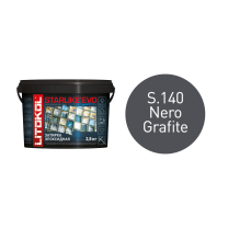 STARLIKE EVO S.140  NERO GRAFITE затир.смесь (2,5kg bucket)
