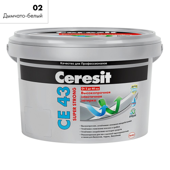 Купить CE 43/2 Затирка высокопрочная (дымчато-белая 02) в Нижнем Новгороде-1