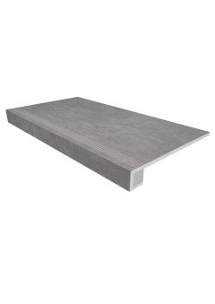 Купить Комплект (Ступень SR01 (33x120) непол. (прямоугол. бортик) с насечками + Подступенок (14,5x120)) в Москве