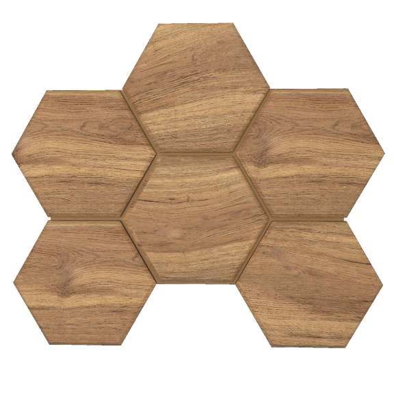 Мозаика SI02 Hexagon 25x28,5x10 непол.