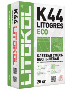 Купить Litogres К44 ECO- беспылевая клеевая смесь 25kg bag в Москве