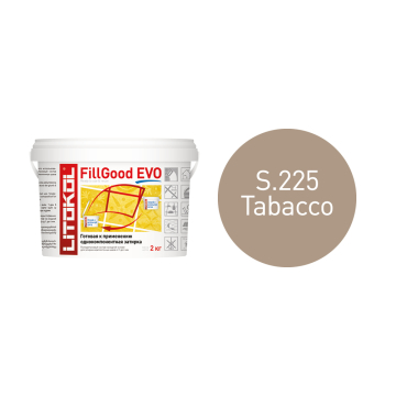 Купить FillGood EVO F.225 TABACCO готовая к применению полиуретановая затирка 2,0kg bucket в Уфе-1