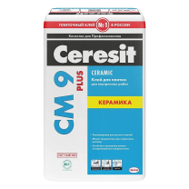 Ceresit CM9/25кг Плиточный клей для керамической плитки внутри, РФ