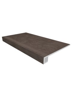 Купить Комплект (Ступень SR07 (33x120) непол. (прямоугол. бортик) с насечками + Подступенок (14,5x120)) в Москве