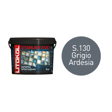 Купить STARLIKE EVO S.130 GRIGIO ARDESIA затир.смесь (5kg bucket) в Москве-2