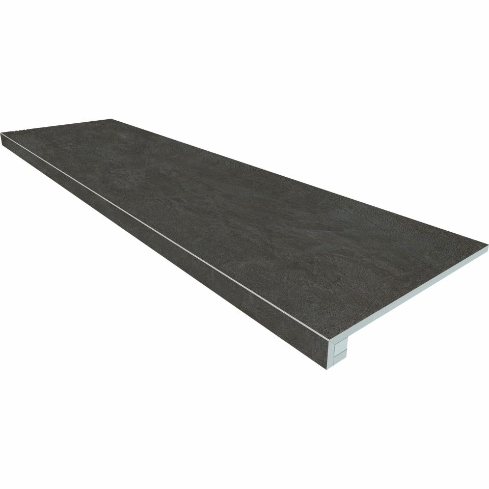 Купить Комплект (Ступень SR07 (33x120x9) непол. (прямоугол. бортик) без насечек + Подступенок (14,5x120x9)) в Москве