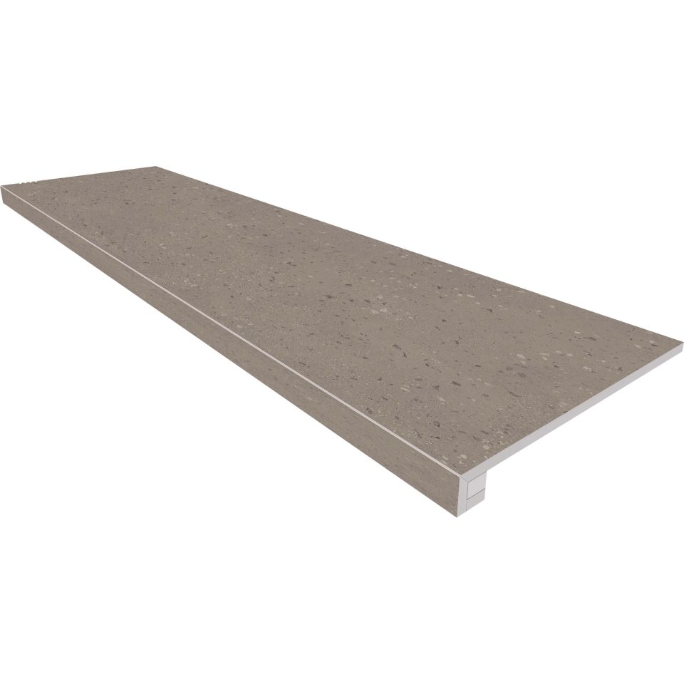 Купить Комплект (Ступень RO02 (33x120x9) непол. (прямоугол. бортик) без насечек + Подступенок (14,5x120x9)) в Москве