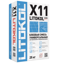 LitoKol X11 EVO серый-клеевая смесь 25kg bag
