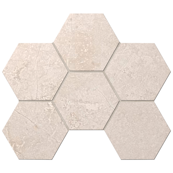 Мозаика MA03 Hexagon 25x28,5 непол.(10 мм)