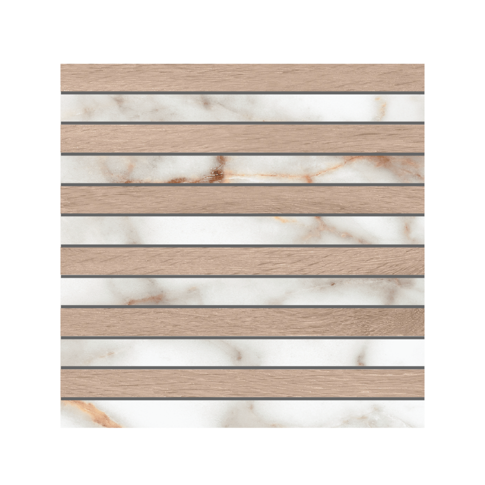 Купить Мозаика SM03/SI01 Фасция 30x30x10 непол. в Москве
