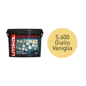 Купить STARLIKE EVO S.600 GIALLO VANIGLIA затир.смесь (5kg bucket) в Нижнем Новгороде-1