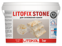 Litofix Stone – эпоксидный клей для камня  1,0 kg bucket