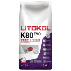 Купить LitoFlex K80-клеевая смесь 5kg Al.bag в Москве